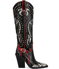 Azalea Wang Hyperion Embellished Western Tall Boots