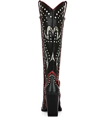 Azalea Wang Hyperion Embellished Western Tall Boots