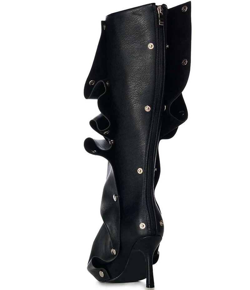 Azalea Wang Imogine Snap Hardware Tall Slouch Boots