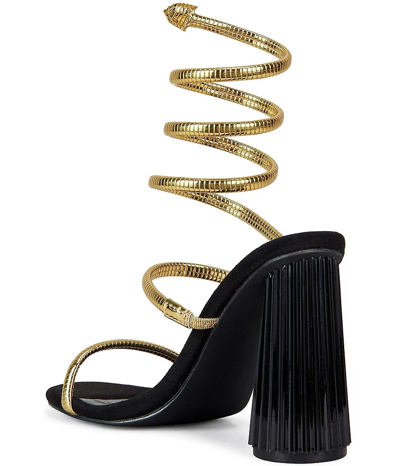 Azalea Wang Inderpal Ankle Wrap Dress Sandals