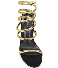 Azalea Wang Inderpal Ankle Wrap Dress Sandals