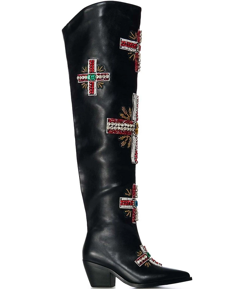 Azalea Wang Jazlyn Western Over-the-Knee Boots