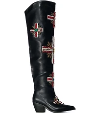 Azalea Wang Jazlyn Western Over-the-Knee Boots