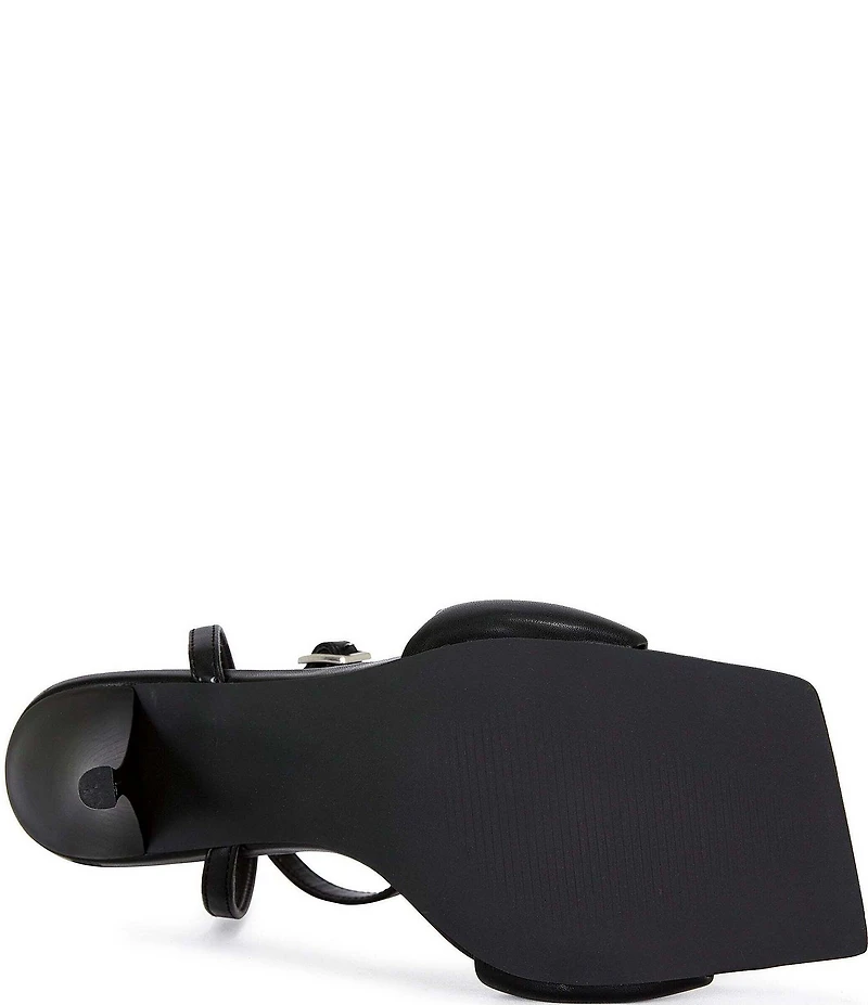 Azalea Wang Jiselle Knotted Jewel Ornament Ankle Strap Dress Sandals