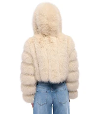 Azalea Wang Jolene Faux Fur Hooded Filled Jacket