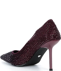 Azalea Wang Kaisseye Rhinestone Pointed Toe Pumps