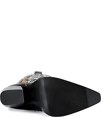 Azalea Wang Kalpana Studded Heeled Western Boots