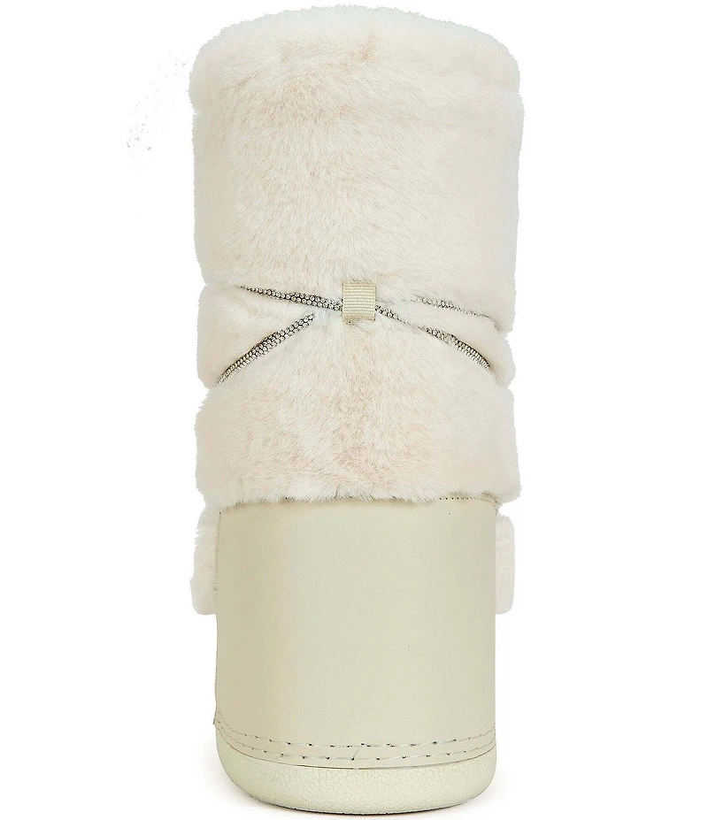 Azalea Wang Karmela Faux Fur High Platform Moon Boots