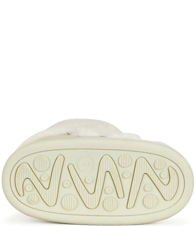 Azalea Wang Karmela Faux Fur High Platform Moon Boots