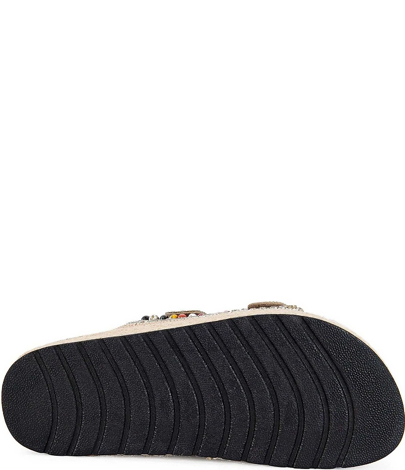 Azalea Wang Kaylum Embellished Double Banded Sandals