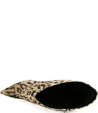 Azalea Wang Kenya Leopard Print Over The Knee Boots