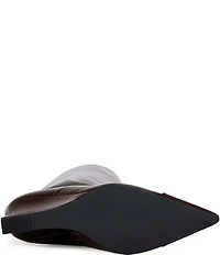 Azalea Wang Kenya Pointed Toe Wedge Over The Knee Boots