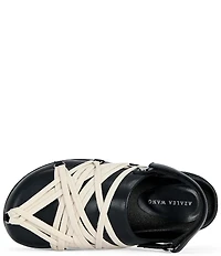 Azalea Wang Kimber Criss Cross Lace Slingback Mules