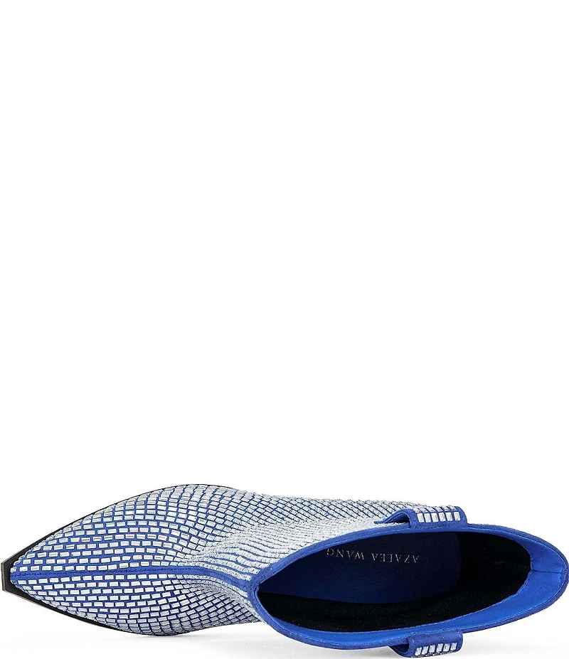 Azalea Wang Laetitia Rhinestone Western Booties