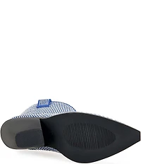 Azalea Wang Laetitia Rhinestone Western Booties