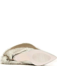 Azalea Wang Langann Faux Fur Over The Knee Boots