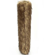 Azalea Wang Langleye Faux Fur Stiletto Over The Knee Boots