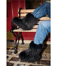 Azalea Wang Lenix Faux Fur Mid Calf Boots