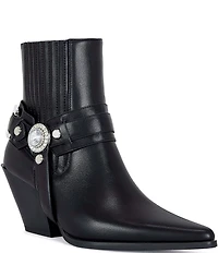 Azalea Wang Lenkov Jewel Ornament Harness Western Booties