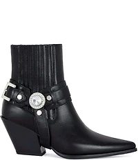 Azalea Wang Lenkov Jewel Ornament Harness Western Booties