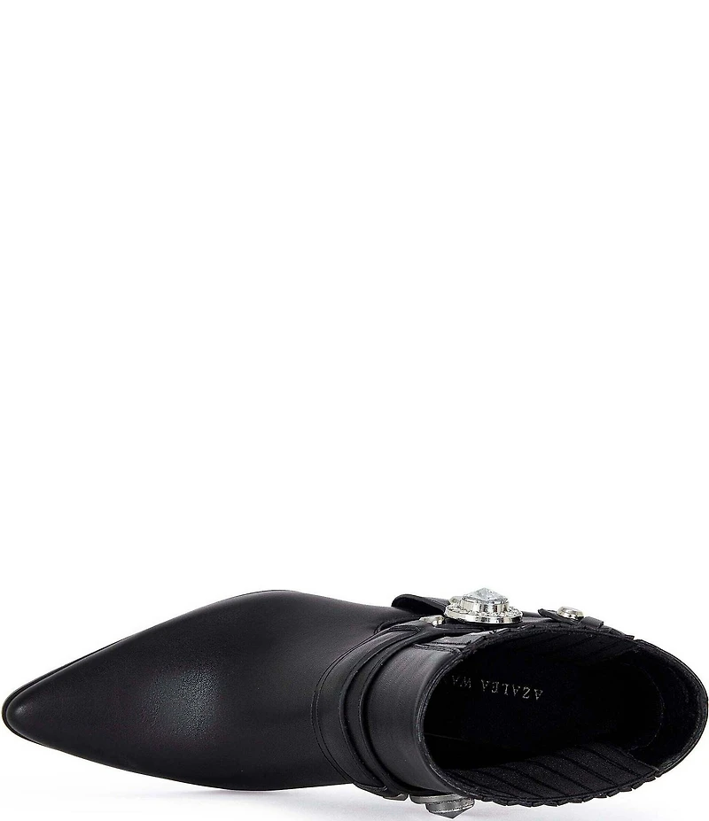 Azalea Wang Lenkov Jewel Ornament Harness Western Booties