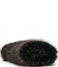 Azalea Wang Lisboa Faux Fur Fold Over Lug Sole Tall Boots