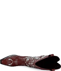 Azalea Wang Maisie Rhinestone Studded Western Boots