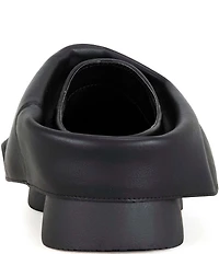 Azalea Wang Maitye Scrunched Overlay Platform Loafer Mules