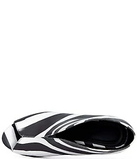 Azalea Wang Marisol Zebra Print Peep Toe Ankle Booties