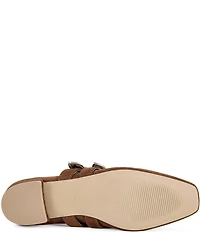 Azalea Wang Marius Western Buckle Double Strap Mary Jane Ballet Flats