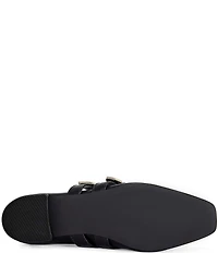 Azalea Wang Marius Western Buckle Double Strap Mary Jane Ballet Flats