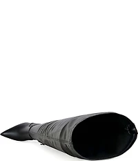 Azalea Wang Milandra Stretch Pointed Toe Stiletto Thigh High Boots