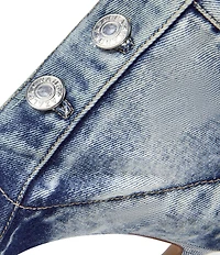 Azalea Wang Moriah Denim Booties