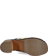 Azalea Wang Naoto Floral Crochet Studded Platform Clogs