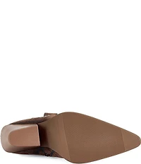 Azalea Wang Neith Concho Strap Western Booties