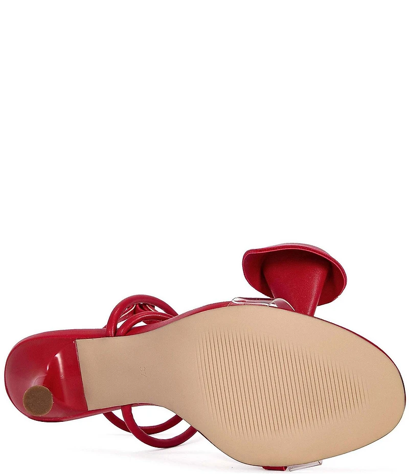 Azalea Wang Nilou Ankle Strap Calla Lily Dress Sandals