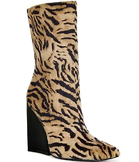 Azalea Wang Notebook Tiger Print Boots