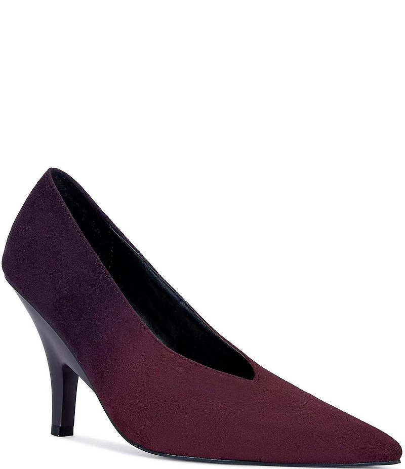 Azalea Wang Oceana Fabric Pointed Toe Pumps