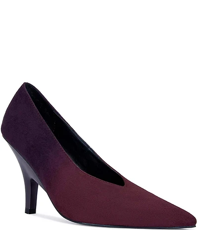 Azalea Wang Oceana Fabric Pointed Toe Pumps