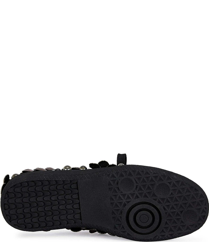 Azalea Wang Olov 3D Flower Ornament Sneakers