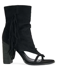 Azalea Wang Paco Fringed Sandal Booties