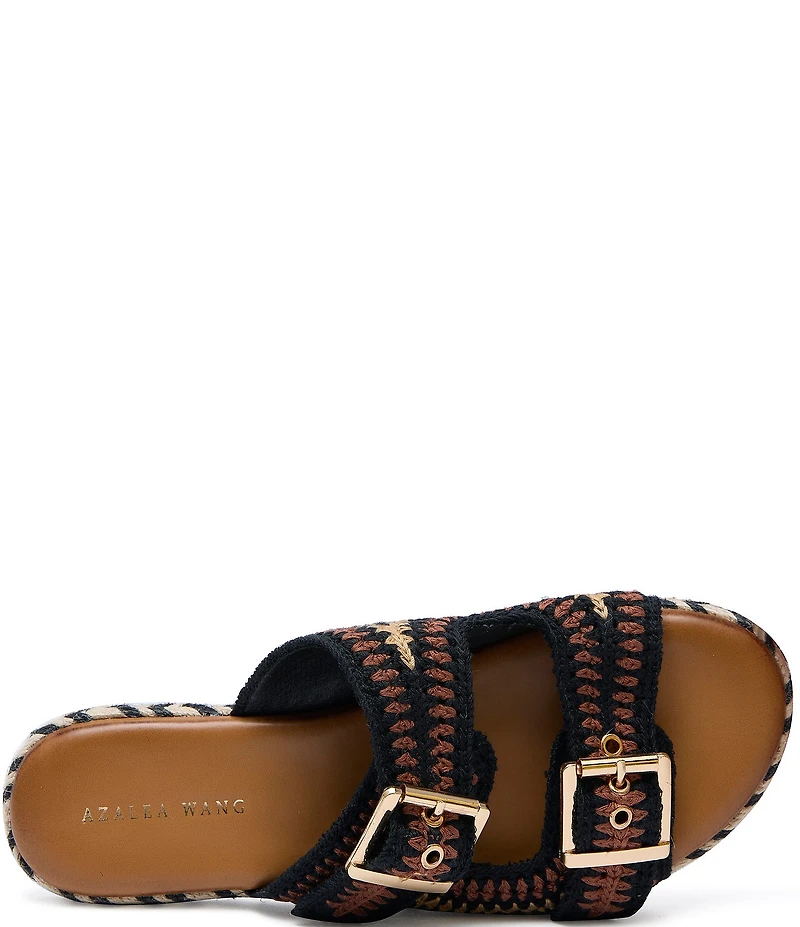 Azalea Wang Pacorro Espadrille Slide Sandals
