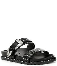 Azalea Wang Pallas Studded Slide Sandals