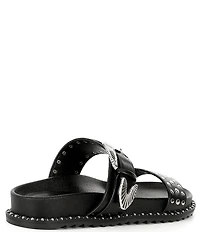 Azalea Wang Pallas Studded Slide Sandals