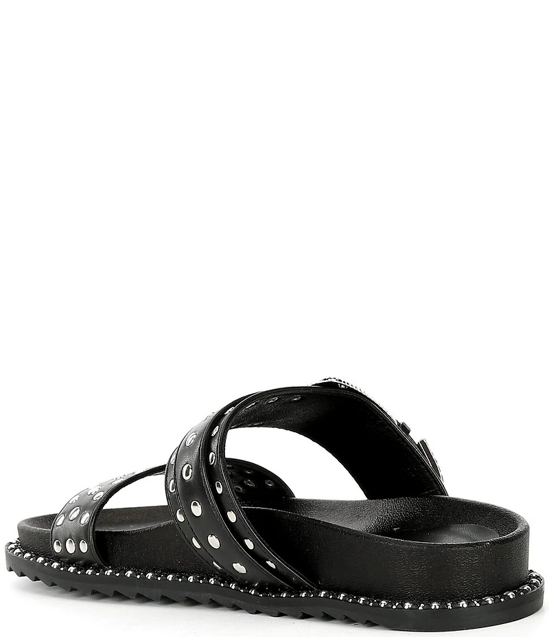 Azalea Wang Pallas Studded Slide Sandals