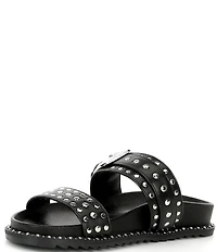 Azalea Wang Pallas Studded Slide Sandals