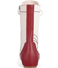 Azalea Wang Passer Sporty Lace Up Mid Boots