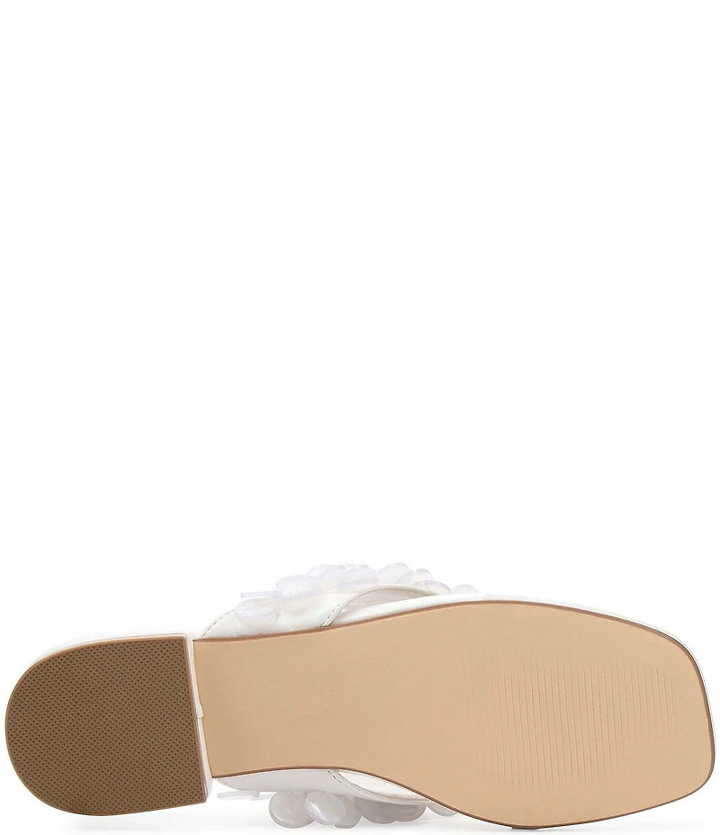 Azalea Wang Pearlia Paillette Thong Flat Sandals