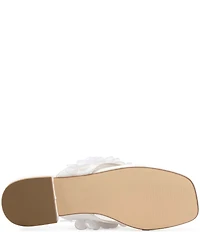 Azalea Wang Pearlia Paillette Thong Flat Sandals