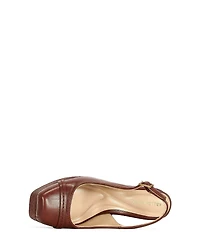 Azalea Wang Peggy Slingback Block Heel Platform Pumps